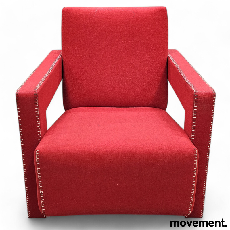 Utrecht Rødt stoff, Pent brukt - 2 / 3