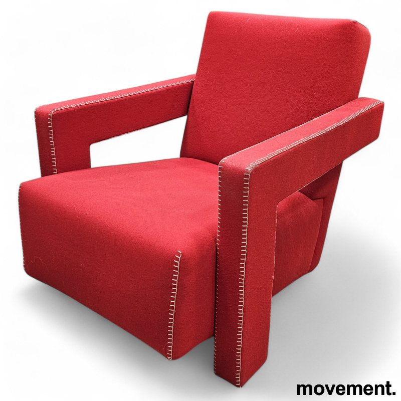 Utrecht Rødt stoff, Pent brukt - 1 / 3