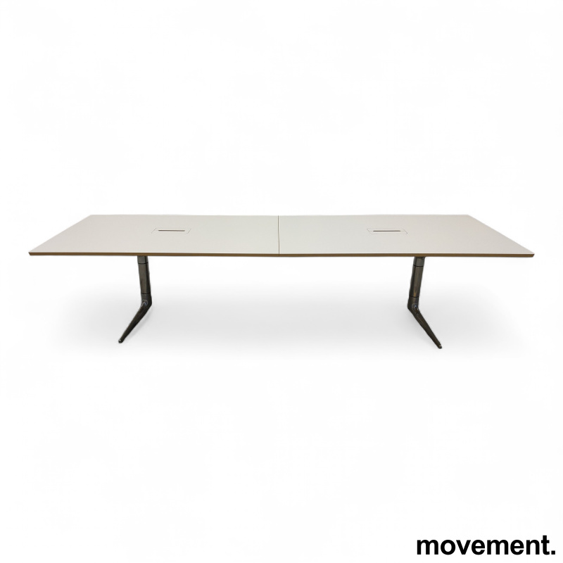 HideTech møtebord 300x100cm Hvit - 2 / 4