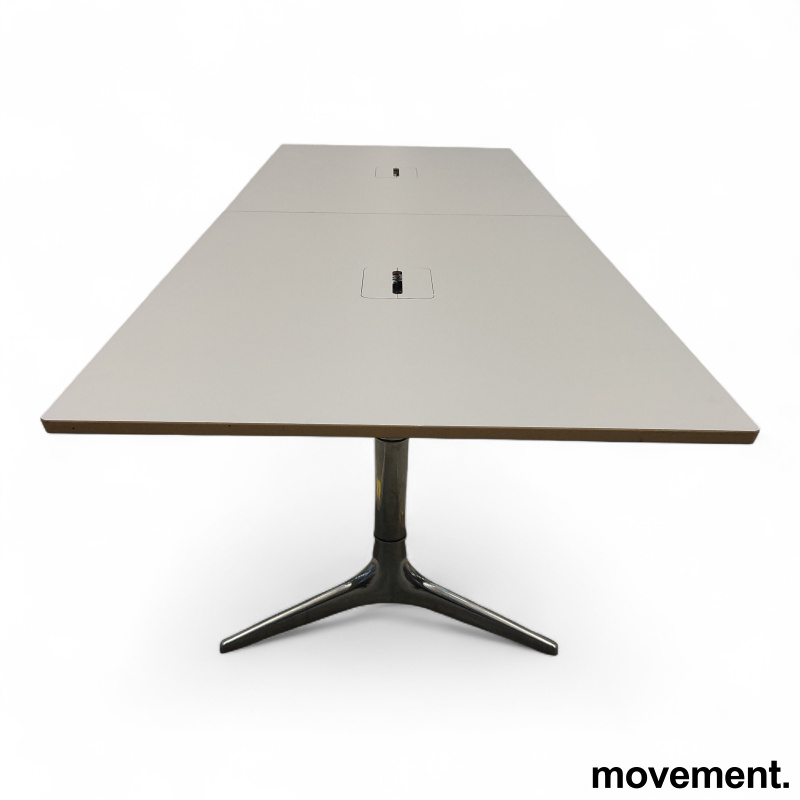 HideTech møtebord 300x100cm Hvit - 4 / 4