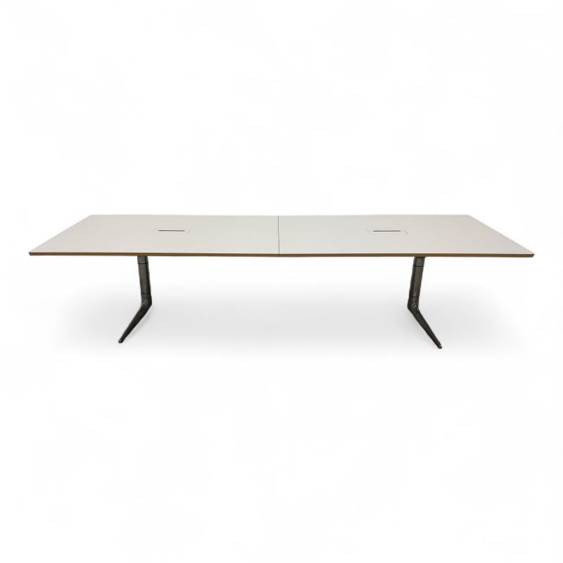 HideTech møtebord 300x100cm Hvit