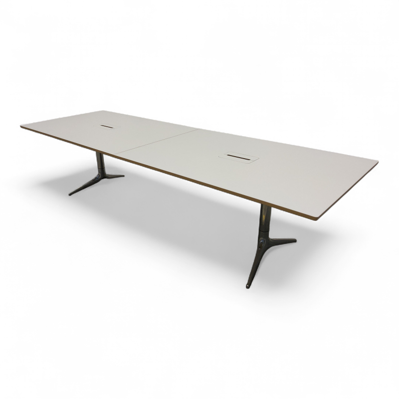 HideTech møtebord 300x100cm Hvit