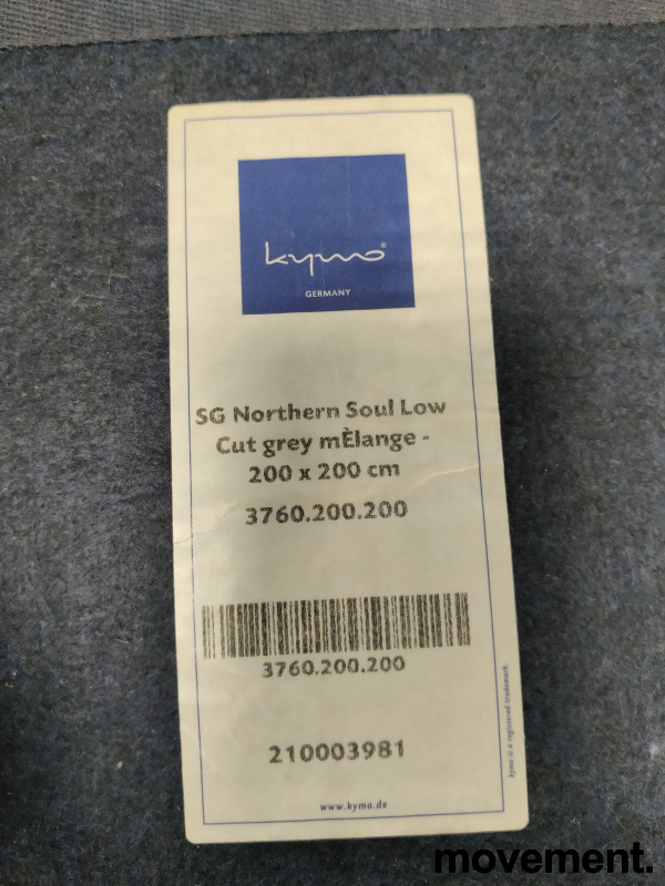 SG Northern Soul low 200x200cm Grå, - 3 / 4