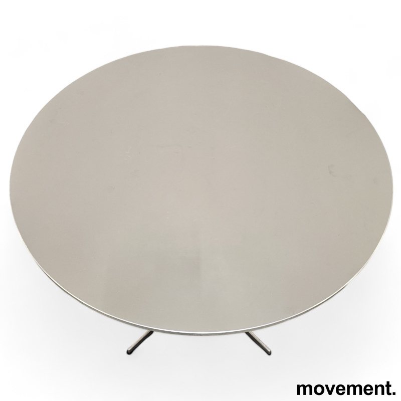 Sirkulær kafebord A623, Ø=90cm Lys