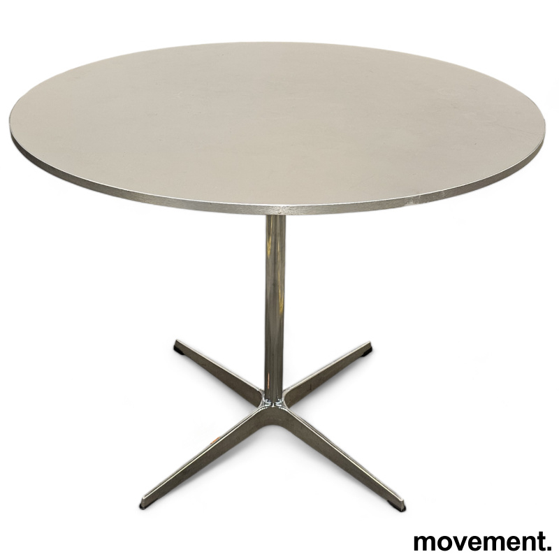 Sirkulær kafebord A623, Ø=90cm Lys