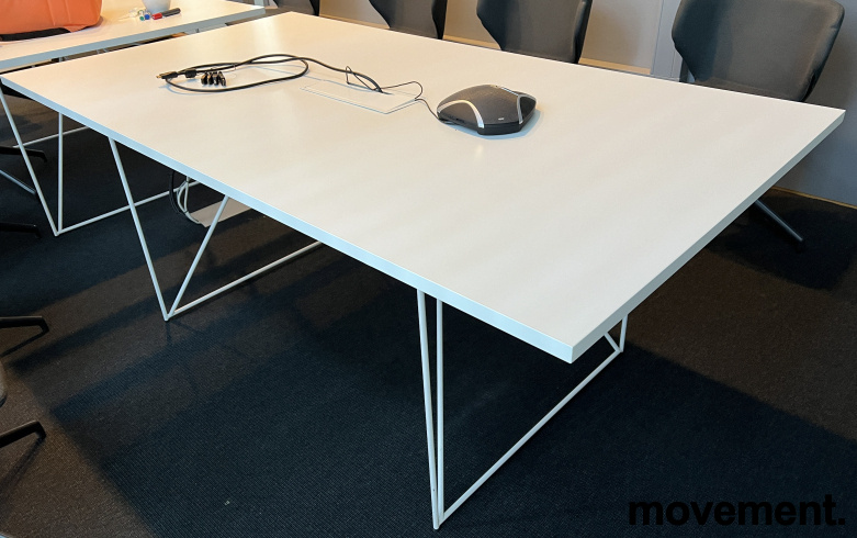 Air møtebord 185x100cm Hvit, Pent - 1 / 2