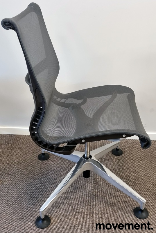 Setu  Grafittgrå mesh, krom med - 2 / 3