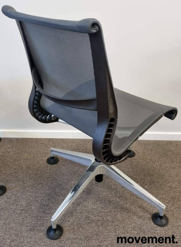 Setu  Grafittgrå mesh, krom med - 3 / 3