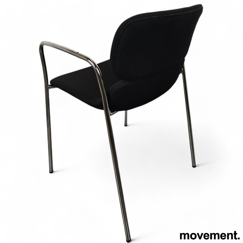 Molo, fullpolstret med armlene Sort - 3 / 4