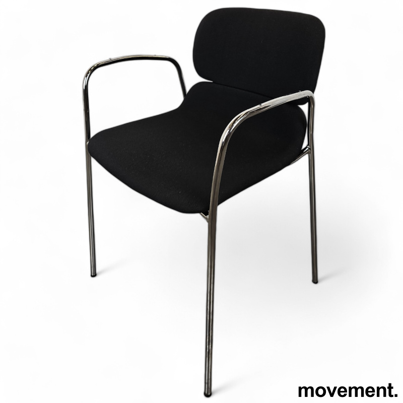 Molo, fullpolstret med armlene Sort