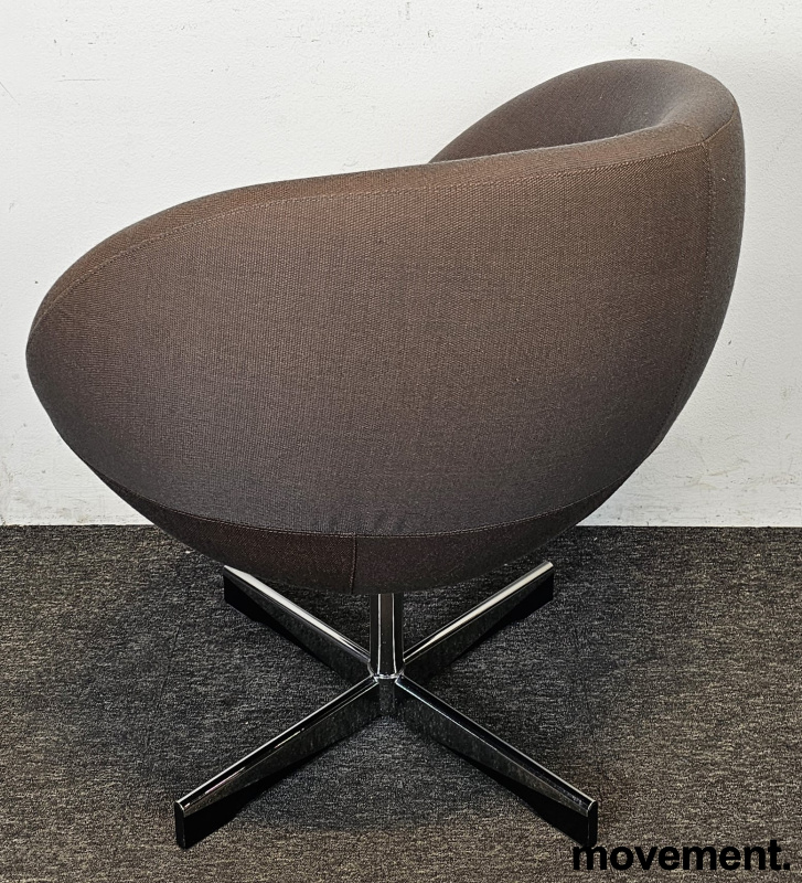 Planet Gråbrunt stoff, krom - 3 / 4