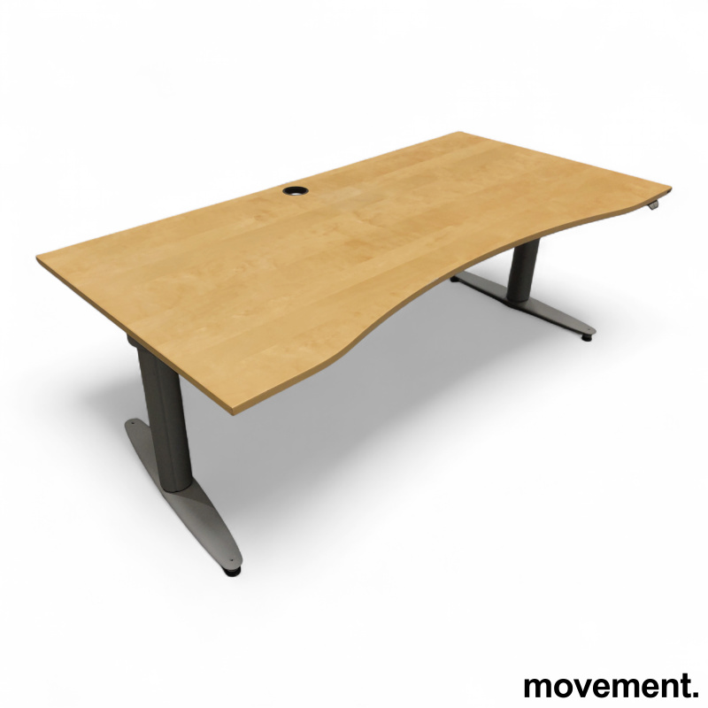 T-serie hevsenk 180x90cm Bjerk - 3 / 5