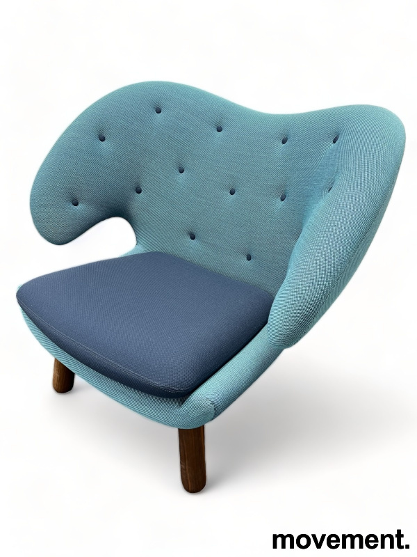 Stk. 3 Pelican Chair Turkis stoff (Steelcut Trio 3
