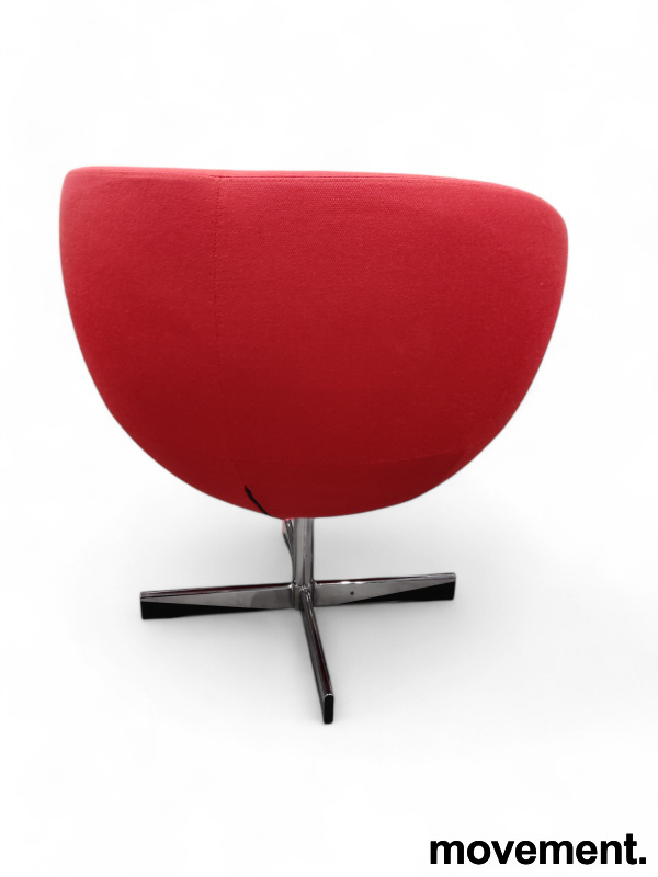 Planet Mørk coral, ben i krom, Pent - 3 / 4