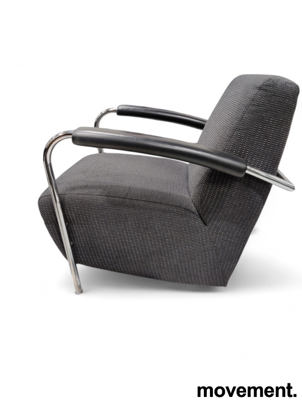 Scylla loungestol Grått stoff, ben - 4 / 6