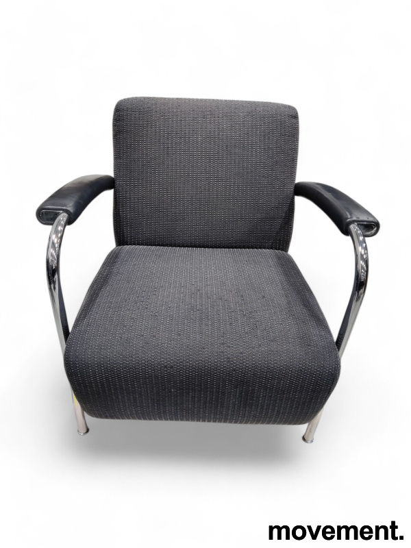 Scylla loungestol Grått stoff, ben - 2 / 6