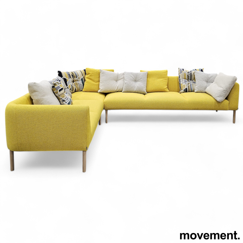 Nooa hjørnesofa 2+4 seter Gult