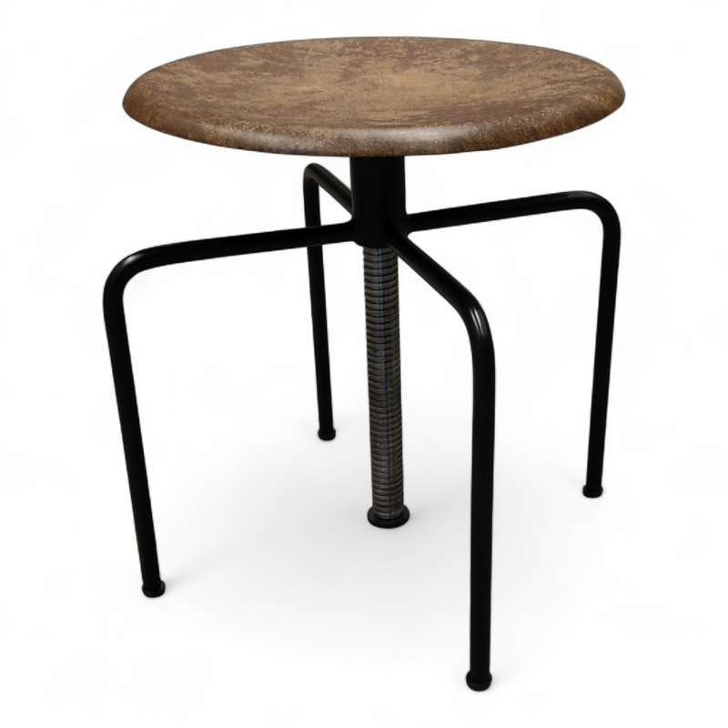 Mask stool Brunt sete, sort