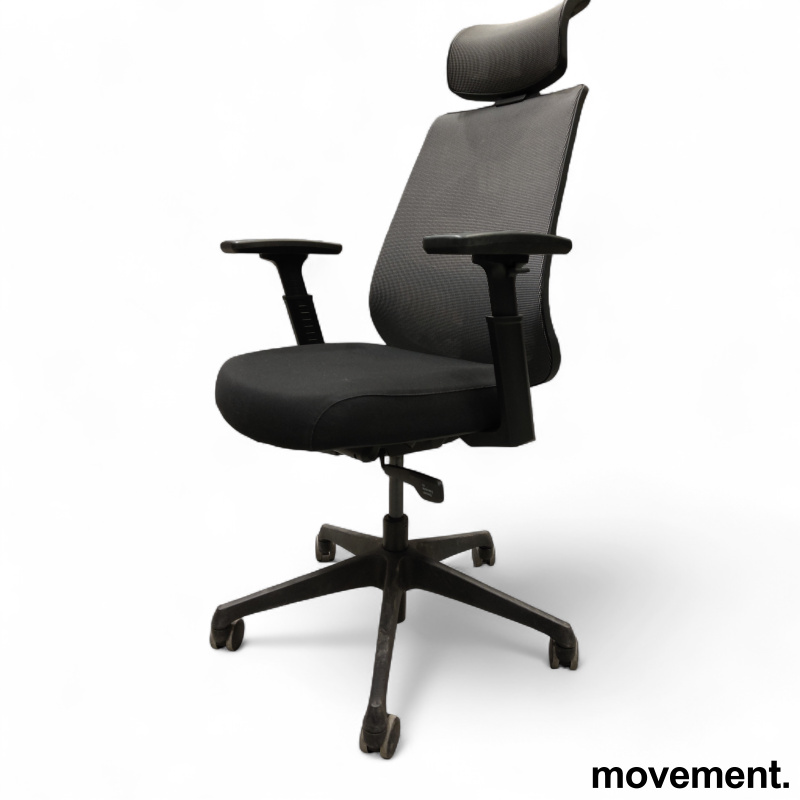 Kontorstol mesh rygg og nakkepute, - 1 / 3