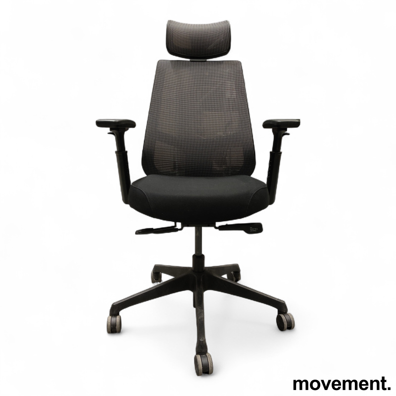 Kontorstol mesh rygg og nakkepute, - 2 / 3