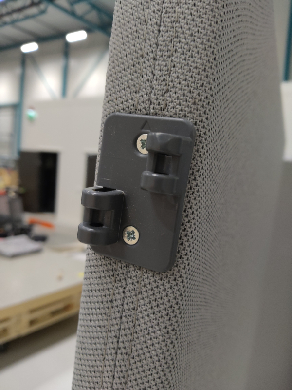 Wing skillevegg 100x170 Grå, Brukt