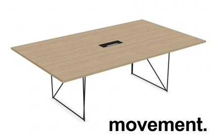 Air møtebord 220x130cm Eik laminat,