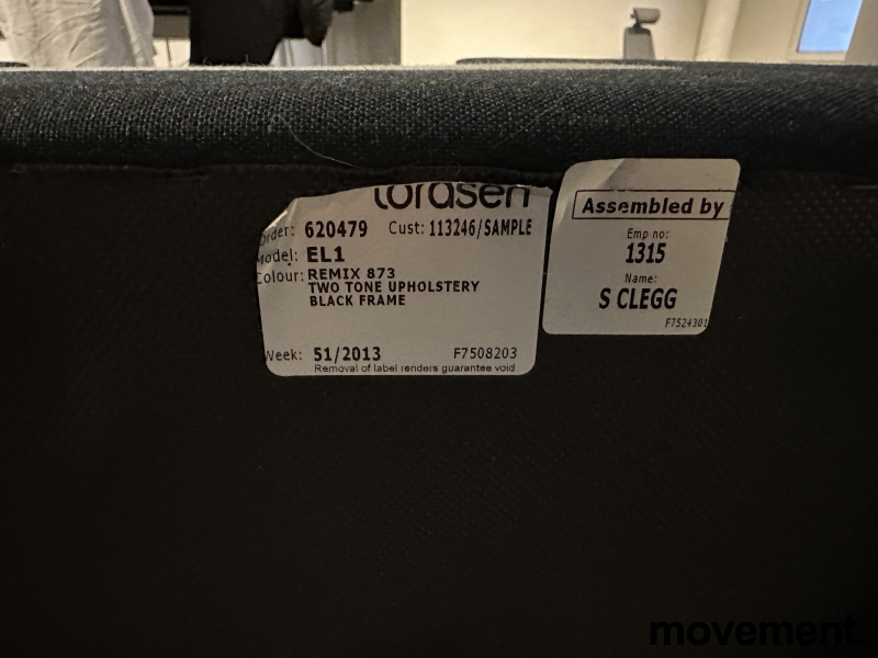 Elect 1-seter alkovestol Blått - 3 / 3