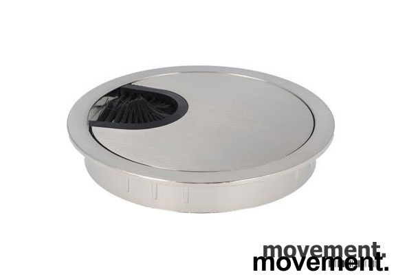 Kabelgjennomføring 80mm Satinert