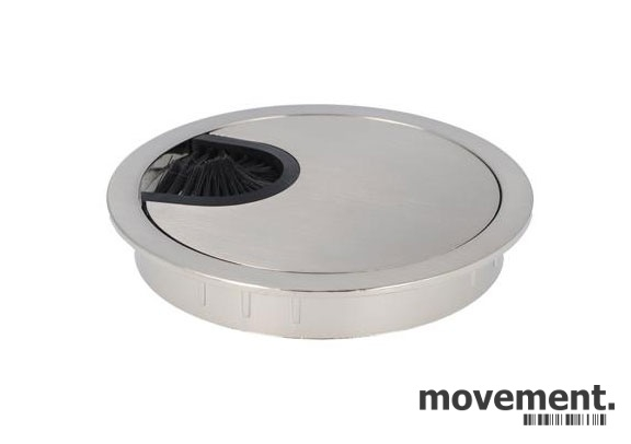 Kabelgjennomføring 80mm Satinert