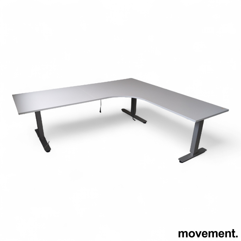 Izi Pro 220x200cm høyre lys grå - 1 / 4