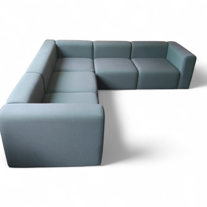 Mags hjørnesofa 5 moduler Grå-grønt