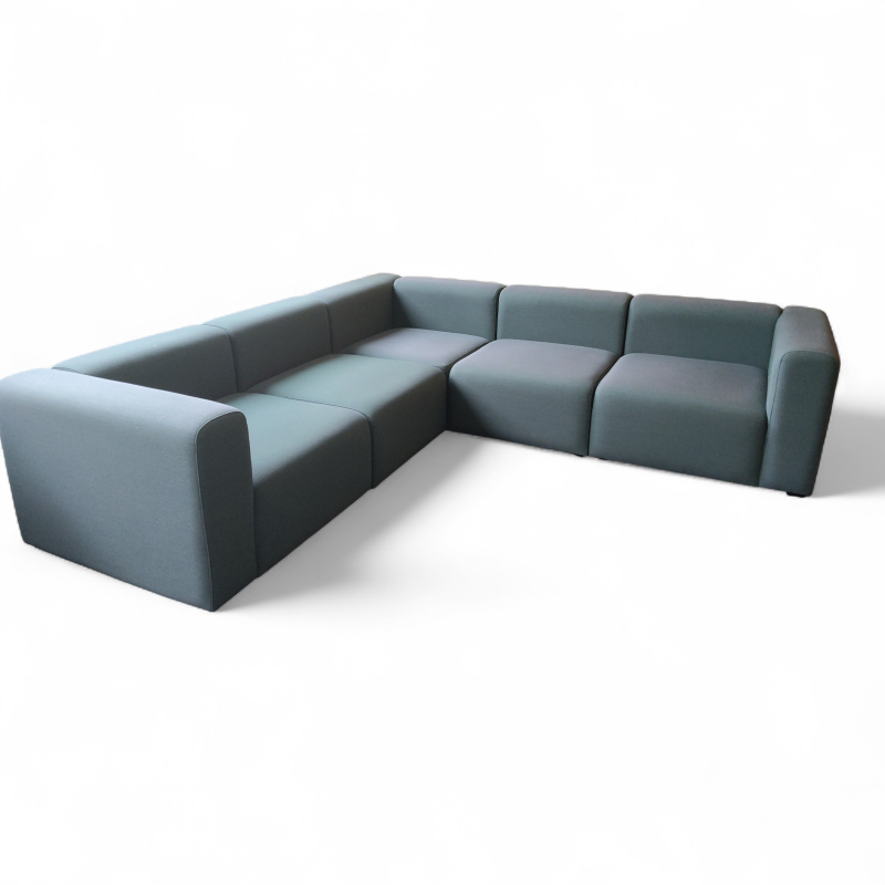 Mags hjørnesofa 5 moduler Grå-grønt