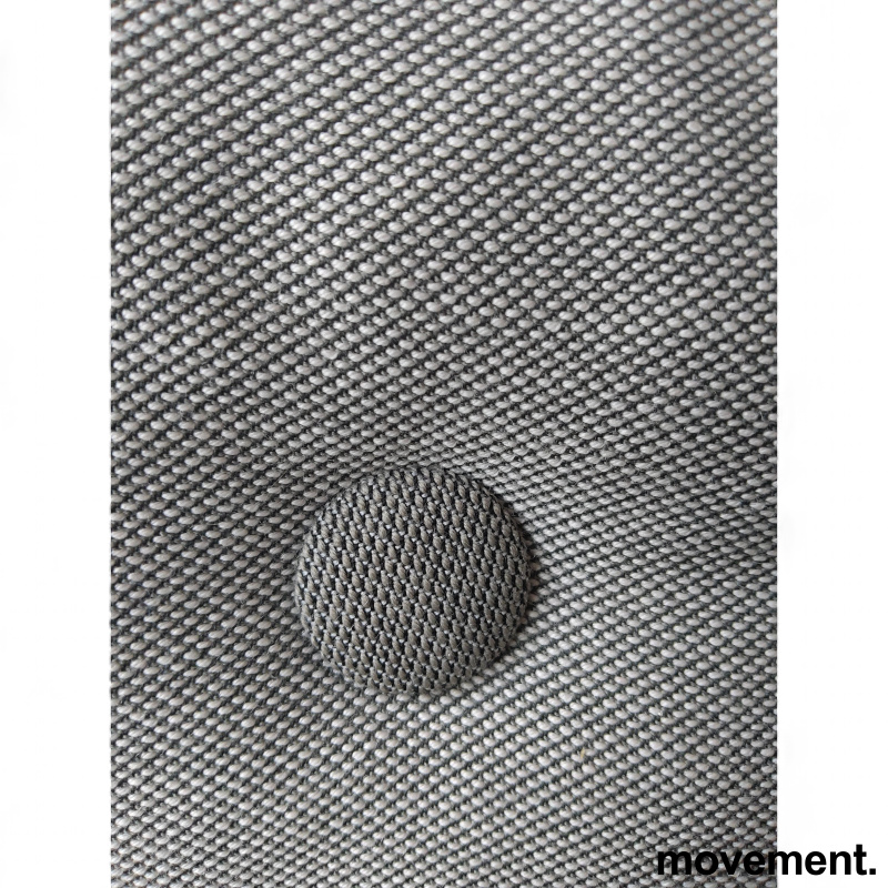 Dot pute 2 knapper Lys grått stoff - 3 / 3