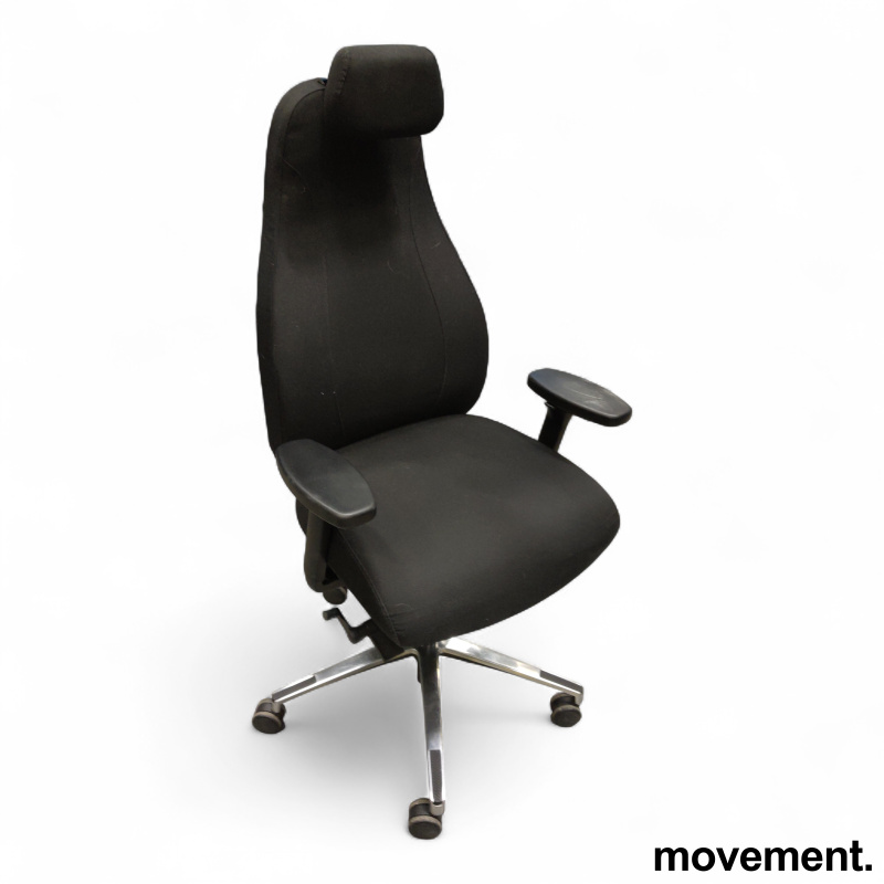 Kontorstol høy rygg, nakkepute og - 1 / 2