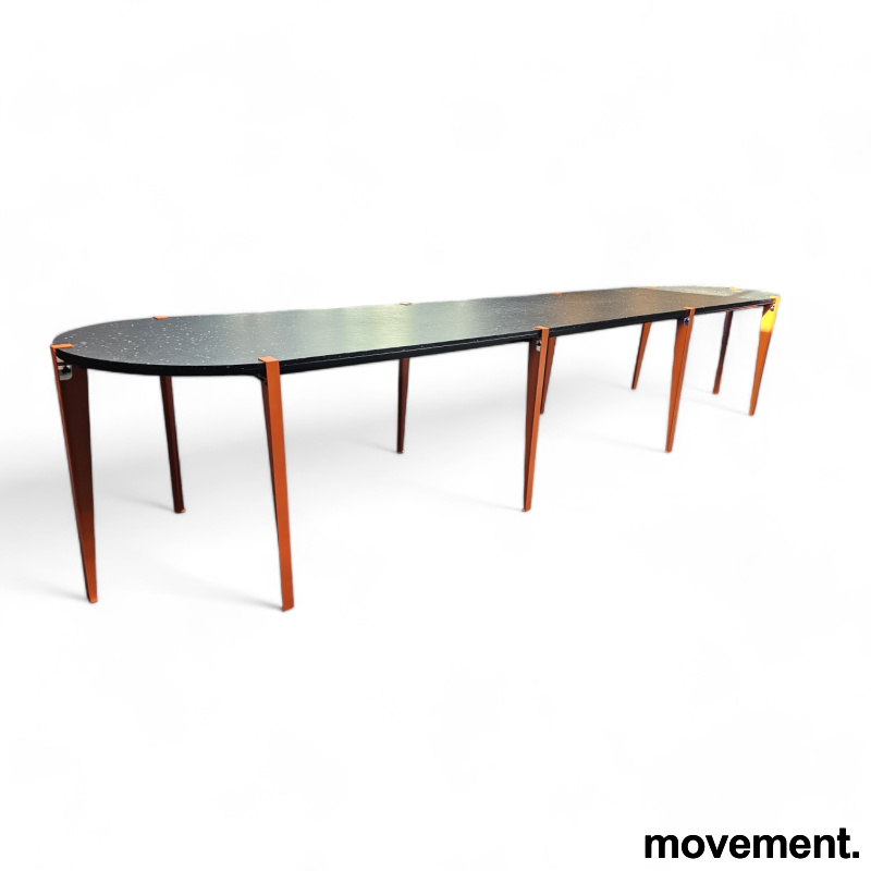 TipToe  barbord 600x120cm Sort og - 6 / 8