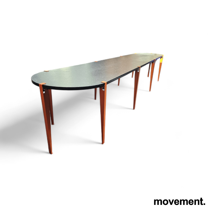 TipToe  barbord 600x120cm Sort og - 5 / 8