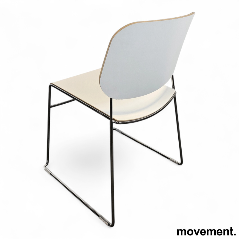 Lite med meieben Hvit laminat, krom - 3 / 3