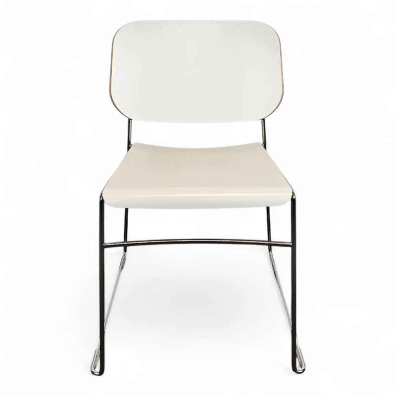 Lite med meieben Hvit laminat, krom