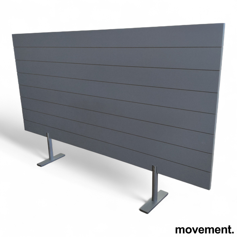 Skjermvegg 200x125cm Grå, Pent - 1 / 3