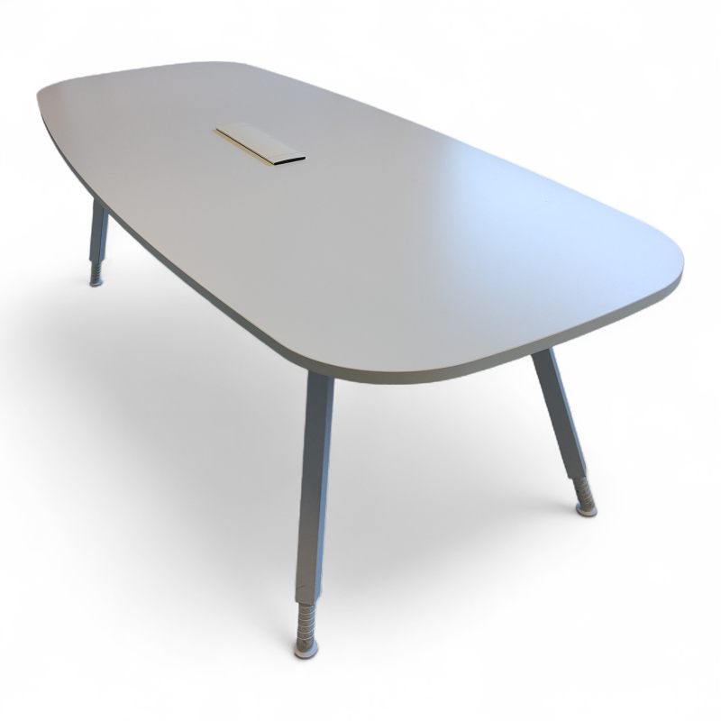 Alku møtebord 230x90cm Hvit, Pent