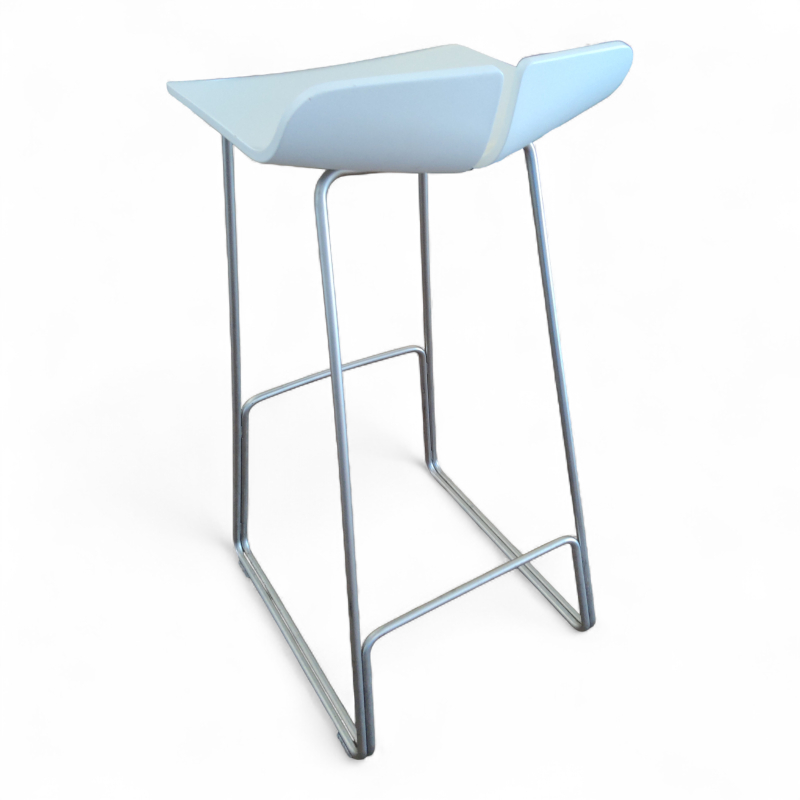 Link barstol 75cm Hvit, Pent brukt