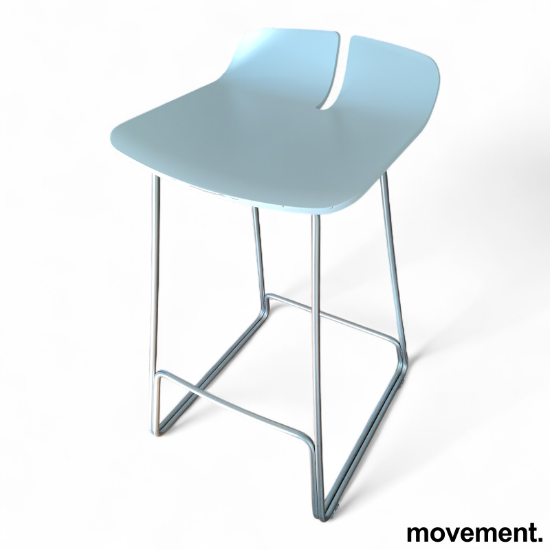 Link barstol 65cm Hvit, Pent brukt - 1 / 2