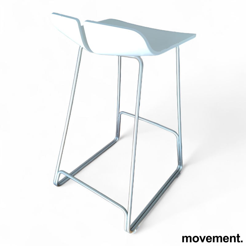 Link barstol 65cm Hvit, Pent brukt - 2 / 2