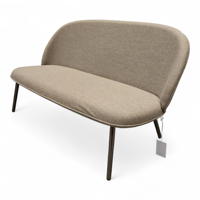 Ace Sofa Steel Brunt Stoff (Camira