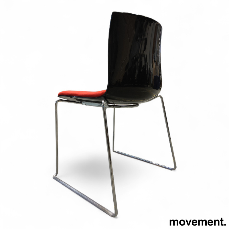 Catifa 46, 4 bein, plast Sort, pute - 2 / 2