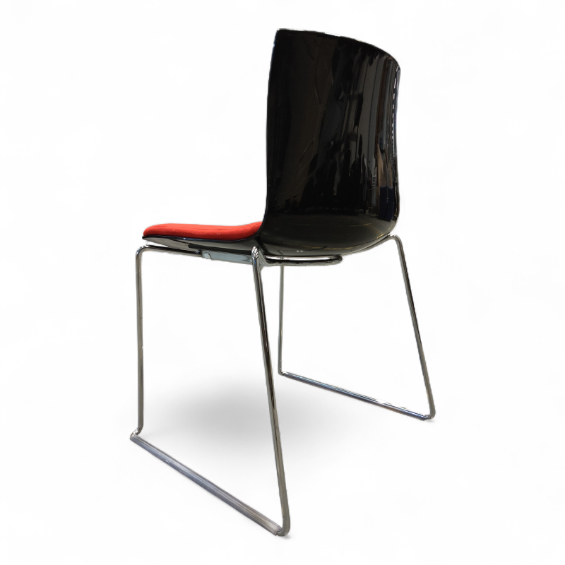 Catifa 46, 4 bein, plast Sort, pute