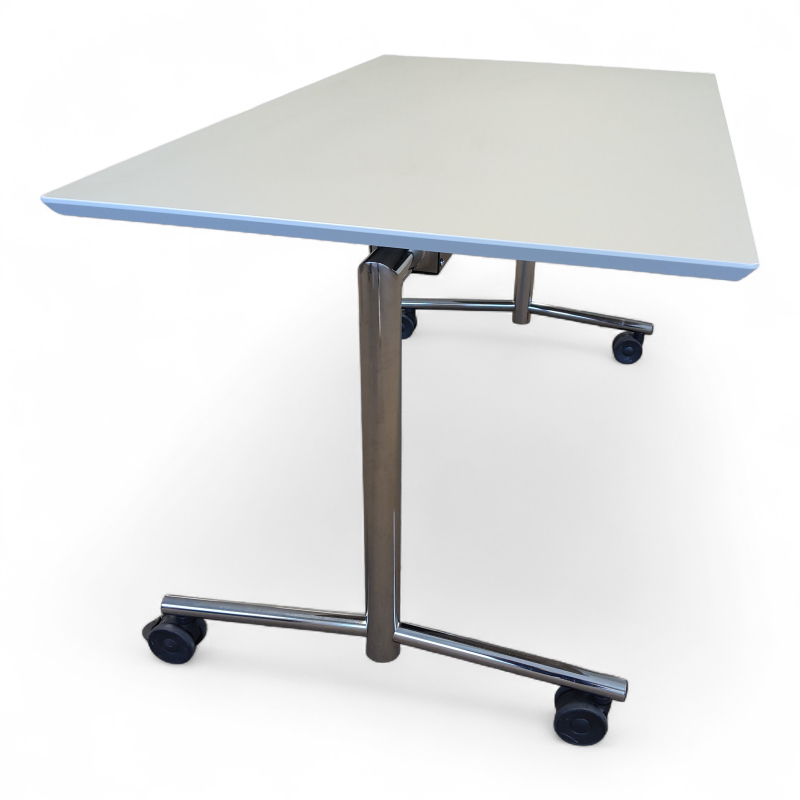 Flip-Top 140x80cm Varmgrå linoleum,