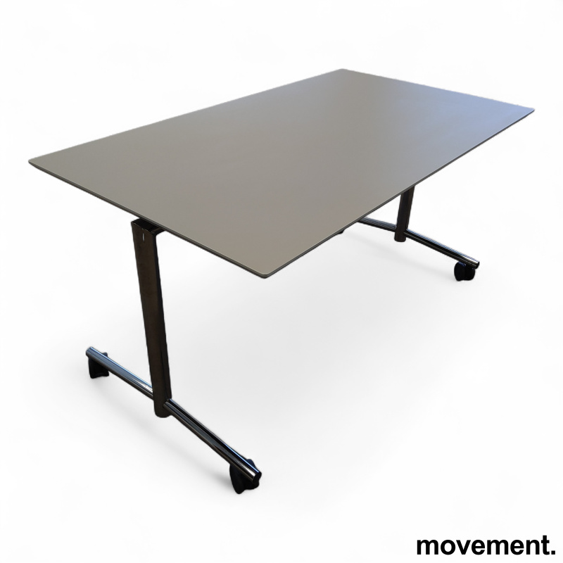 Flip-Top 140x80cm Varmgrå linoleum, - 4 / 5