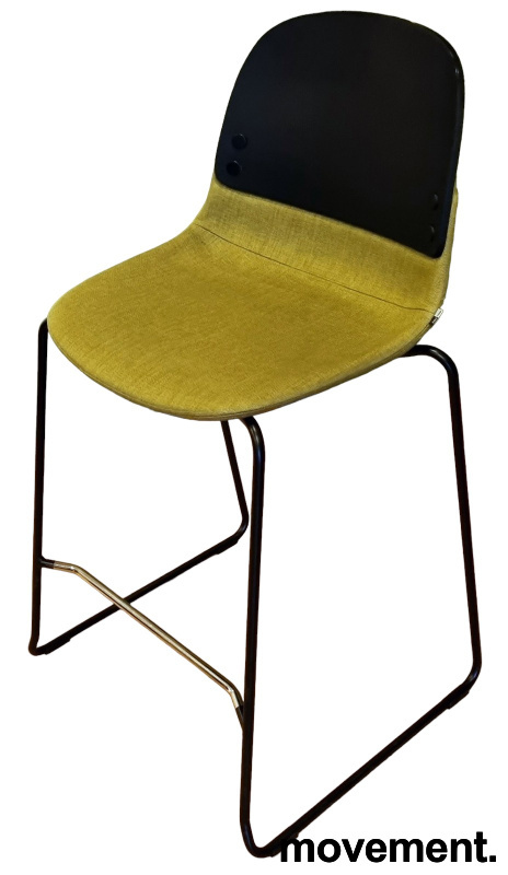 Con barstol 66cm, helpolstret Grønt - 1 / 3