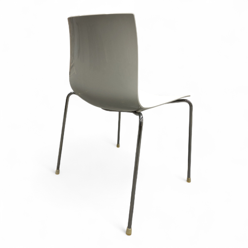 Catifa 46, 4 bein, plast Hvit